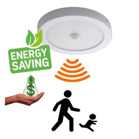 Plafoniera LED 24W - 22W- 20W -18W Rilevatore di movimento - 2700K+CCT - CHIP OSRAM