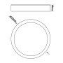 XXLED Plafoniera LED 36W TURKU - Dimmerabile - CCT + Telecomando