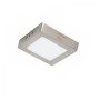 XXLED LED Deckenleuchte 8W Quadratischer Edelstahl - CCT - OSRAM CHIP DURIS E 2835