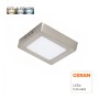 XXLED LED Deckenleuchte 8W Quadratischer Edelstahl - CCT - OSRAM CHIP DURIS E 2835 - Detailansicht