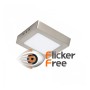 XXLED LED Deckenleuchte 8W Quadratischer Edelstahl - CCT - OSRAM CHIP DURIS E 2835 - Detailansicht
