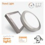 XXLED LED Deckenleuchte 8W Quadratischer Edelstahl - CCT - OSRAM CHIP DURIS E 2835 - technische Ansicht
