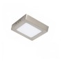 XXLED LED Deckenleuchte 8W Quadratischer Edelstahl - CCT - OSRAM CHIP DURIS E 2835 - Produktansicht