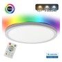 XXLED Plafoniera LED rotonda superficie 18W RGB+CCT - Telecomando - Chip Lumileds
