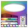 XXLED Plafoniera LED rotonda superficie 18W RGB+CCT - Telecomando - Chip Lumileds - vista dettagliata