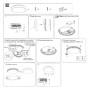 XXLED LED-Deckenleuchte für die Oberfläche - IP65 - 20W - 16W - 12W - CCT - Wählbare Farbe - technische Ansicht