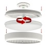 XXLED LED-Deckenleuchte mit einstellbarer Leistung 20W - 15W - 10W - 5CCT - Radarsensor - IP44 - technische Ansicht