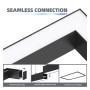 XXLED Connecteur d'angle LED 9W - POLARIS - Interconnectivité linéaire - 3CCT - 90º - photo produit