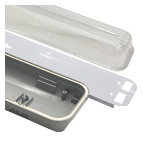 Affichage étanche pour deux tubes LED IP65 de 150cm