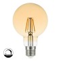 XXLED 20stk. 8W Lampada LED E27 Filamento Vintage G125 - Dimmerabile 1800K - vista tecnica