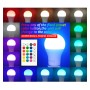 XXLED Lampadina LED RGB + 3000K - 10W 270º E27 con telecomando - vista tecnica