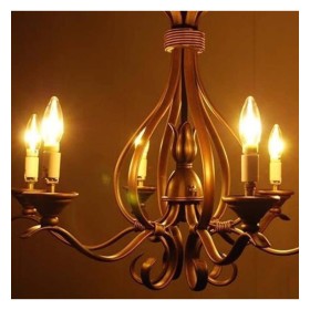 10 pcs. Lampe LED E14 4W C35 Bougie Filament 2700K