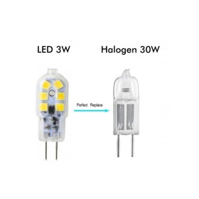 Lampe LED G4 2,5W blanc neutre 4000K 12V CC