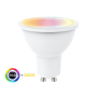 XXLED LED-Strahler RGB + 3000K - 8W 110º GU10 mit Fernbedienung - Detailansicht