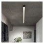 XXLED LED 72W Linear - 2 Meter - Schwarz - Lichtleiste + POTSDAM Hängelampe - UGR17- Dimmbar - Detailansicht