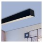 XXLED LED 72W Linear - 2 Meter - Schwarz - Lichtleiste + POTSDAM Hängelampe - UGR17- Dimmbar