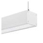 XXLED LED 72W Linear - 2 Meter - Weiss - Lichtleiste + POTSDAM Hängelampe - UGR17- Dimmbar