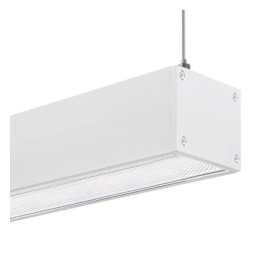 XXLED LED 72W Linear - 2 Meter - Weiss - Lichtleiste + POTSDAM Hängelampe - UGR17- Dimmbar