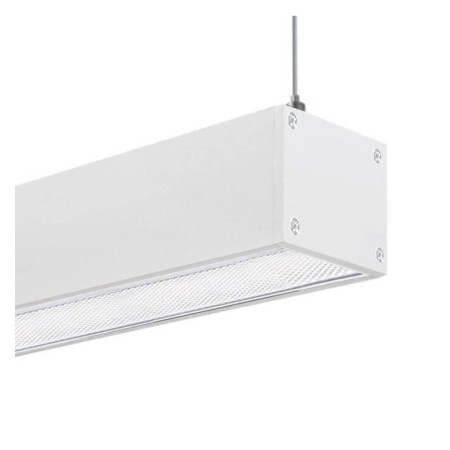 XXLED LED 72W Linear - 2 Meter - Weiss - Lichtleiste + POTSDAM Hängelampe - UGR17- Dimmbar