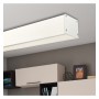 XXLED LED 72W Linear - 2 Meter - Weiss - Lichtleiste + POTSDAM Hängelampe - UGR17- Dimmbar - Detailansicht