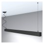 XXLED LED Linear Pendelleuchte - MÜNCHEN SCHWARZ - 0.5m - 1m - 1,5m - 2m - IP54 - Dimmbar