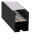 XXLED LED Linear Pendelleuchte - MÜNCHEN SCHWARZ - 0.5m - 1m - 1,5m - 2m - IP54 - Dimmbar - Detailansicht