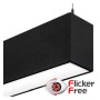 XXLED LED Linear Pendelleuchte - MÜNCHEN SCHWARZ - 0.5m - 1m - 1,5m - 2m - IP54 - Dimmbar - Produktansicht