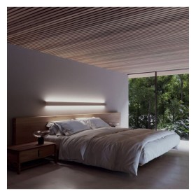 Applique murale LED Linéaire - NEW WASHINGTON BLANC - 0,44m - 0,94m - 1,44m - 1,94m - IP54 - Dimmable