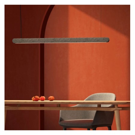 XXLED LED-Linear-Pendelleuchte - schallabsorbierend - MUTE - 72cm - 128cm - 184cm - IP54 - Dimmbar