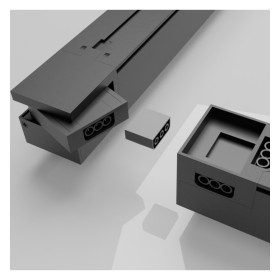 Lampe linéaire LED 50W - STELLAR - Connectable - 120 cm