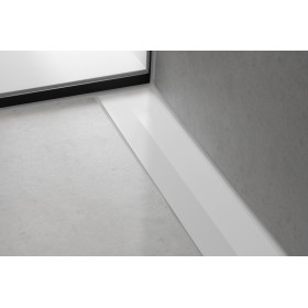 hansgrohe RainDrain Flex Fertigset Duschrinne 80 cm, kürzbar zur Wandmontage