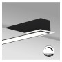 XXLED Lineare LED - Incorporation - MOSCOU MINI NOIR - 0,44m - 0,94m - 1,44m - 1,94m - IP54 - Dimmable - vue détaillée