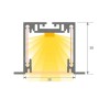 XXLED Lineare LED - Incorporation - MOSCOU MINI NOIR - 0,44m - 0,94m - 1,44m - 1,94m - IP54 - Dimmable