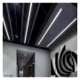 XXLED Lineare LED - Incorporation - MOSCOU MINI NOIR - 0,44m - 0,94m - 1,44m - 1,94m - IP54 - Dimmable - vue technique