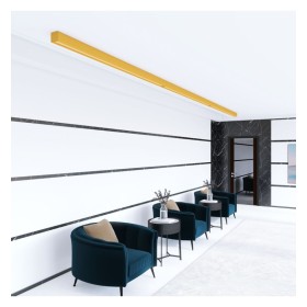 Lineare LED - Lampada a soffitto a incasso - ANTONIUS Giallo pastello - 0,5 m - 1m - 1,5m - 2m - Dimmerabile