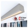 XXLED Lineare LED - Applique Plafond - ANTONIUS Gris pierre - 0,5 m - 1m - 1,5m - 2m - Dimmable - vue technique