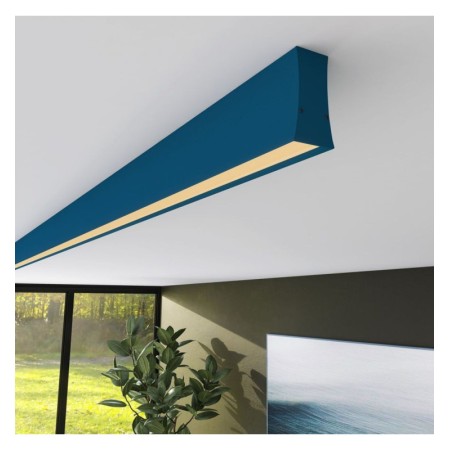 XXLED Lineare LED - Applique de plafond - LOLA Bleu azur - 0,5 m - 1m - 1,5m - 2m - Dimmable
