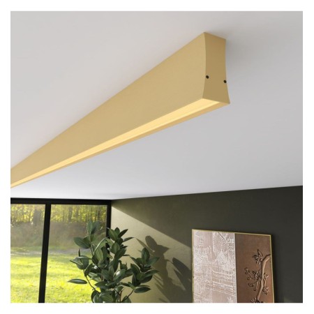 XXLED Lineare LED - Deckenaufbauleuchte - LOLA elfenbein- 0,5 m - 1m - 1,5m - 2m - Dimmbar
