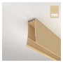 XXLED Lineare LED - Deckenaufbauleuchte - LOLA elfenbein- 0,5 m - 1m - 1,5m - 2m - Dimmbar
