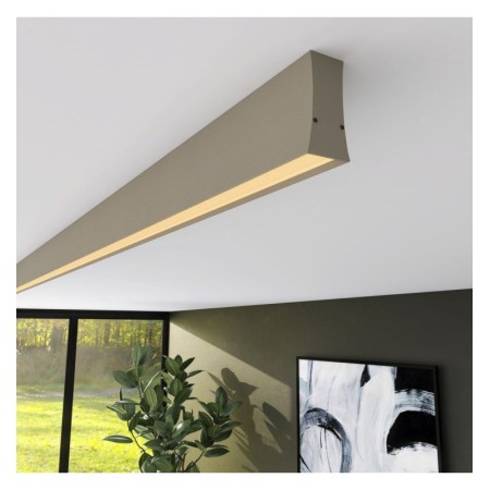 XXLED Lineare LED - Applique de plafond - LOLA gris pierre - 0,5 m - 1m - 1,5m - 2m - Dimmable