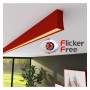 XXLED Lineare LED - Applique de plafond - LOLA Rouge tomate - 0,5 m - 1m - 1,5m - 2m - Dimmable - vue technique