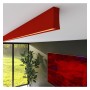 XXLED Lineare LED - Applique de plafond - LOLA Rouge tomate - 0,5 m - 1m - 1,5m - 2m - Dimmable