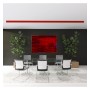 XXLED Lineare LED - Applique de plafond - LOLA Rouge tomate - 0,5 m - 1m - 1,5m - 2m - Dimmable - vue technique