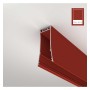 XXLED Lineare LED - Applique de plafond - LOLA Rouge tomate - 0,5 m - 1m - 1,5m - 2m - Dimmable - vue technique