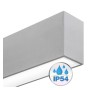 XXLED Lineare LED - Applique de plafond - MÜNCHEN ARGENT - 0,5m - 1m - 1,5m - 2m - IP54 - Variateur