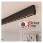 XXLED Lineare LED - Applique de plafond - RICHARD noir - 0,5 m - 1m - 1,5m - 2m - Dimmable - vue technique