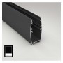 XXLED Lineare LED - Applique de plafond - RICHARD noir - 0,5 m - 1m - 1,5m - 2m - Dimmable