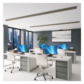 Lineare LED - Plafoniera a incasso - RICHARD grigio pietra - 0,5 m - 1m - 1,5m - 2m - Dimmerabile