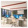 XXLED Lineare LED - Applique de plafond - RICHARD Rouge tomate - 0,5 m - 1m - 1,5m - 2m - Gradable - vue détaillée