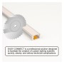 XXLED Lampada lineare a LED - EASY CONNECT - 2 metri - 20W 12V - Soluzione di misurazione professionale - vista tecnica